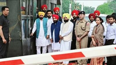 श्री आनंदपुर साहिब-ऊना रोड पर बना टोल प्लाजा फ्री, सीएम मान बोले-लोगों के पैसे की लूट बर्दाश्त नहीं