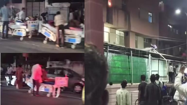 Fire breaks out in ICU ward of SMS Hospital, Jaipur; 6 patients dead, 5 critical : जयपुर SMS अस्पताल में ट्रॉमा सेंटर के ICU वार्ड में लगी आग, 6 मरीजों की मौत, 5 की हालत गंभीर