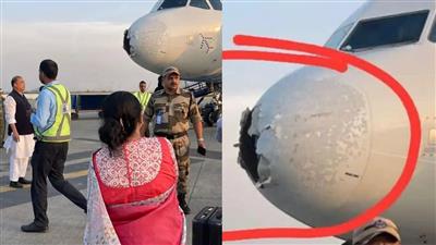 Indigo flight makes emergency landing due to turbulence, aircraft damaged, passengers in panic: टर्बुलेंस के कारण इंडिगो फ्लाइट की आपात लैंडिंग, विमान को पहुंचा नुकसान, यात्री दहशत में
