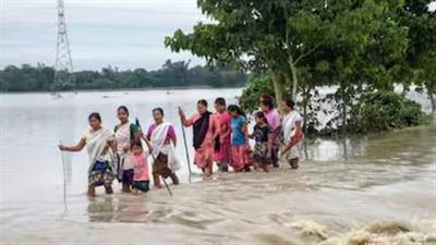 Flood havoc in Assam-Mizoram: असम-मिजोरम में बाढ़ का कहर: ब्रह्मपुत्र-बराक समेत 10 नदियां उफान पर, 40 से अधिक लोगों की मौत