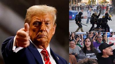 Chaos over protests in America: अमेरिका में विरोध प्रदर्शन पर बवाल: ट्रंप नेशनल गार्ड के बाद अब मरीन उतारने पर अड़े, कैलिफोर्निया गवर्नर से सीधा टकराव