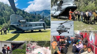 Devastation in Uttarkashi! 3 KM long lake formed, 1000+ people rescued by Chinook helicopter: उत्तरकाशी में तबाही! 3 KM लंबी झील बनी, चिनूक हेलीकॉप्टर से 1000+ लोग बचाए गए