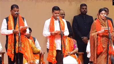 Bhupendra Patel's new cabinet formed in Gujarat, Harsh Sanghvi became Deputy CM; 25 ministers including Rivaba Jadeja took oath: गुजरात में भूपेंद्र पटेल की नई कैबिनेट का गठन, हर्ष संघवी बने डिप्टी सीएम; रिवाबा जडेजा समेत 25 मंत्रियों ने ली शपथ