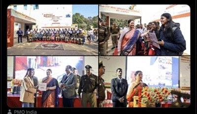 महिला एवं बाल विकास मंत्री श्रीमती अन्नपूर्णा देवी ने 18वें रोज़गार मेले के अवसर पर चयनित प्रत्याशियों को शुभकामनाएँ दीं