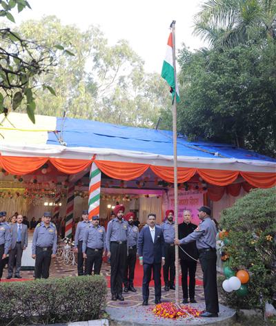 77वां गणतंत्र दिवस आयकर विभाग द्वारा आयकर भवन, सेक्टर 17-ई, चंडीगढ़ में अत्यंत उत्साह एवं उमंग के साथ मनाया गया