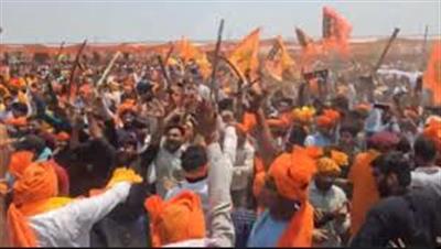 UGC विवाद ने पकड़ा तूल, राजधानी लखनऊ में करणी सेना का शक्ति प्रदर्शन