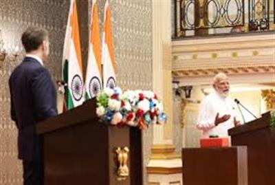 फ्रांस के राष्ट्रपति के साथ जॉइंट प्रेस स्टेटमेंट के दौरान प्रधानमंत्री का प्रेस स्टेटमेंट