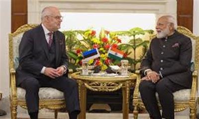 प्रधानमंत्री ने एस्टोनिया गणराज्य के राष्ट्रपति से मुलाकात की