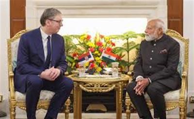 प्रधानमंत्री की सर्बिया गणराज्य के साथ के साथ बैठक