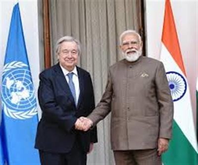 एआई समिट में बड़ी कूटनीतिक मुलाकात: पीएम की UN महासचिव से चर्चा