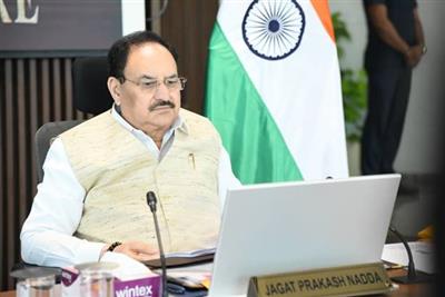 केंद्रीय स्वास्थ्य मंत्री श्री जे.पी. नड्डा ने मॉनसून से पहले डेंगू और मलेरिया से निपटने की तैयारियों की समीक्षा की