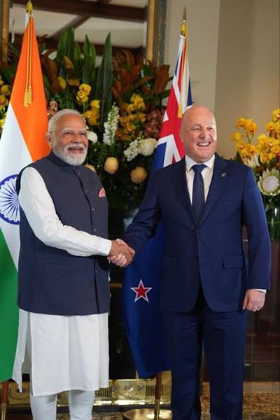 प्रधानमंत्री ने न्यूजीलैंड के प्रधानमंत्री द्वारा आयोजित एक विशेष कार्यक्रम ''भारत-न्यूजीलैंड: एक सफल साझेदारी'' में भाग लिया