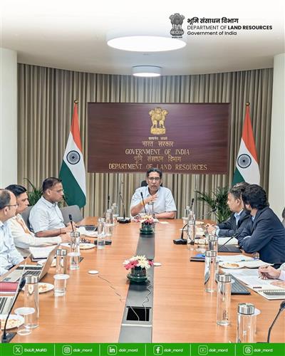 भूमि संसाधन विभाग, भूमि और ऋण के लिए डिजिटल सार्वजनिक अवसंरचना के भारतीय रिज़र्व बैंक के नवाचार केंद्र के साथ समन्वय की संभावनाओं को तलाश रहा है