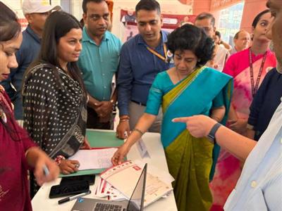 नई दिल्ली के तीन कर्तव्य भवनों में आयुष्मान आरोग्य शिविर का सफल समापन
