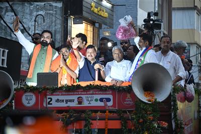 बांकीपुर उपचुनाव: BJP के राष्ट्रीय अध्यक्ष ने किया रोड शो