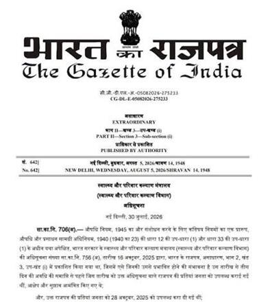 केंद्रीय स्वास्थ्य मंत्रालय ने फर्जी या मनगढ़ंत आंकड़े प्रस्‍तुत करने वाले आवेदकों को आयोग्‍य ठहराने के लिए सख्त औषधि नियमों को अधिसूचित किया