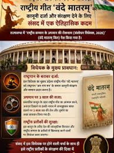 राष्ट्रगीत को राष्ट्रगान के समकक्ष कानूनी संरक्षण: एक ऐतिहासिक कदम