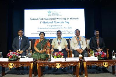 केंद्रीय स्वास्थ्य मंत्रालय ने राष्ट्रीय फ्लोरोसिस दिवस पर राष्ट्रीय बहु-हितधारक कार्यशाला का आयोजन किया
