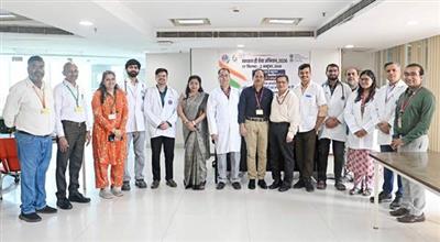 स्वच्छता ही सेवा 2026 के अंतर्गत राष्ट्रीय मिडिया केंद्र में निवारक स्वास्थ्य देखभाल एवं परामर्श शिविर का आयोजन किया गया