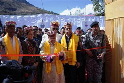 केंद्रीय स्वास्थ्य मंत्री जगत प्रकाश नड्डा ने केलांग में आईसीएमआर सेंटर फॉर हाई एल्‍टीट्यूड मेडिसन एंड पब्लिक हेल्थ रिसर्च की आधारशिला रखी